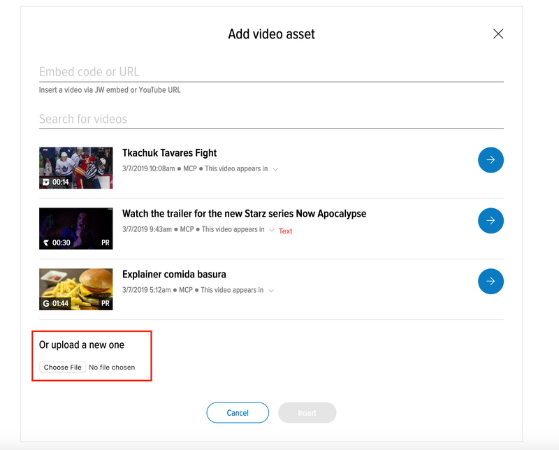 Illustration for article titled Video Upload Tool Added to Video Template